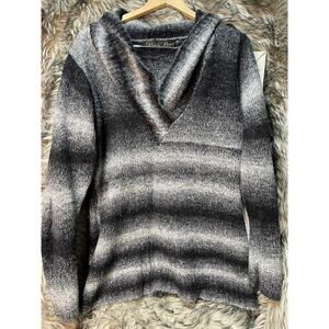 Brittany Black Acrylic Wool Blend Knit‎ Sweter Women's Size Xl